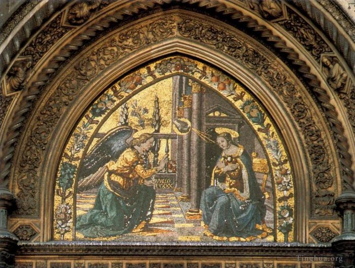 Domenico Ghirlandaio Andere Malerei - Verkündigung 1489