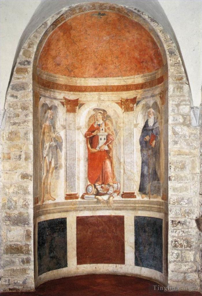 Domenico Ghirlandaio Andere Malerei - Apsisfresko
