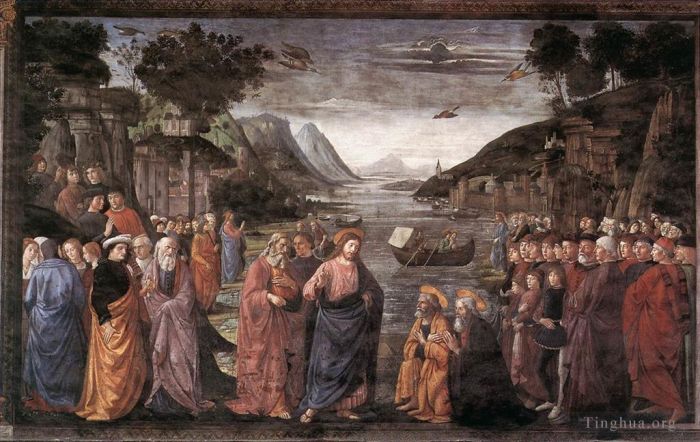 Domenico Ghirlandaio Andere Malerei - Berufung der ersten Apostel