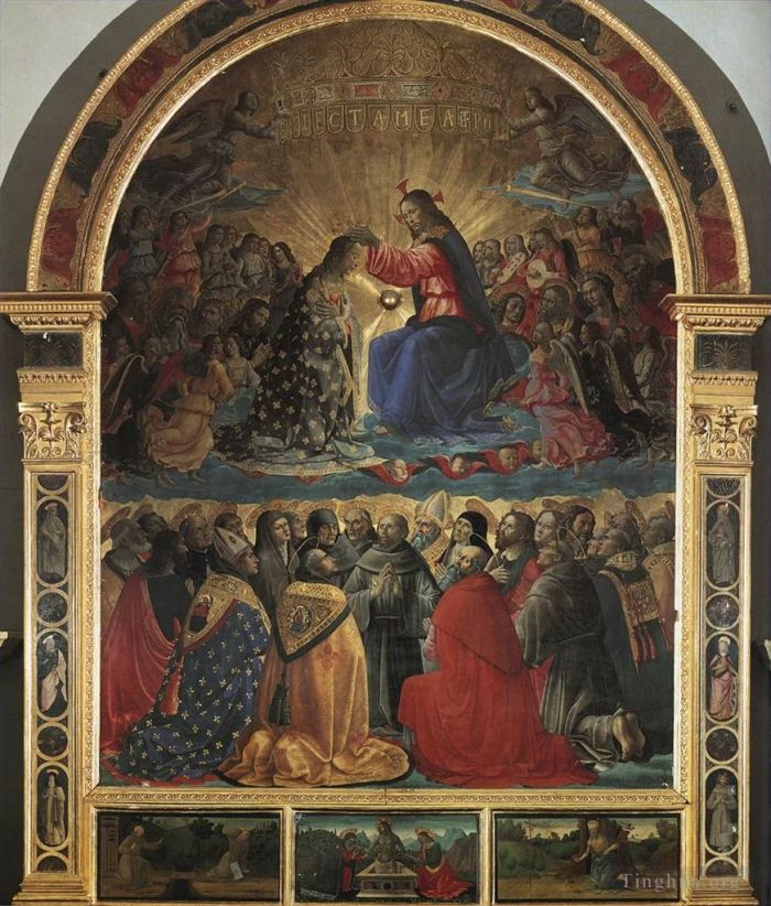 Domenico Ghirlandaio Andere Malerei - Krönung der Jungfrau Pic1