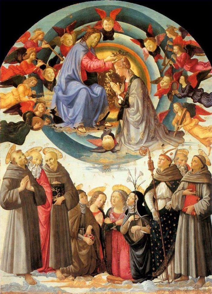 Domenico Ghirlandaio Andere Malerei - Krönung der Jungfrau Pic2