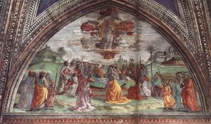 Domenico Ghirlandaio Werk - Tod und Himmelfahrt der Jungfrau