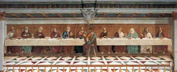Domenico Ghirlandaio Andere Malerei - Das letzte Abendmahl