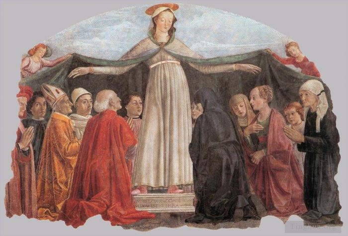 Domenico Ghirlandaio Andere Malerei - Madonna der Barmherzigkeit