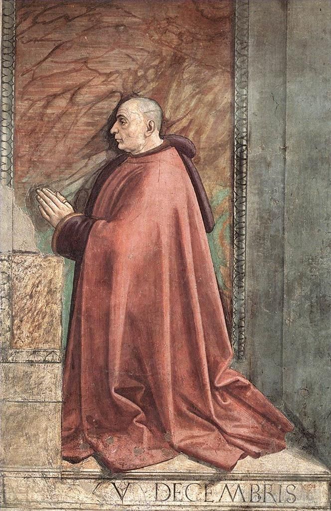 Domenico Ghirlandaio Andere Malerei - Porträt des Stifters Francesco Sassetti
