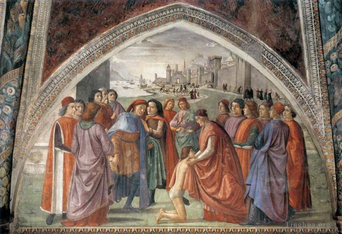 Domenico Ghirlandaio Andere Malerei - Verzicht auf weltliche Güter