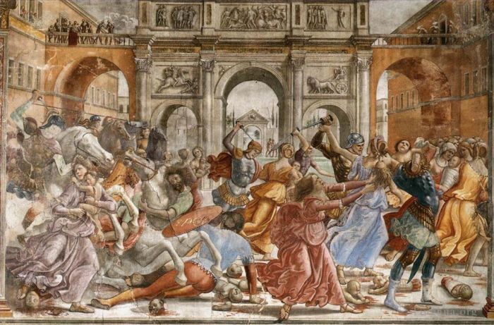 Domenico Ghirlandaio Andere Malerei - Abschlachten der Unschuldigen