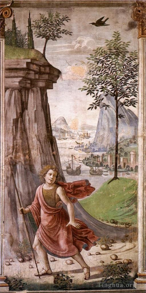 Domenico Ghirlandaio Andere Malerei - Johannes der Täufer in der Wüste