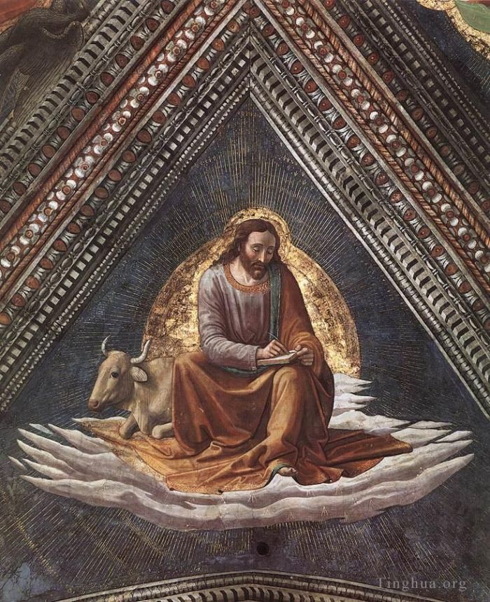 Domenico Ghirlandaio Andere Malerei - Der Evangelist Lukas