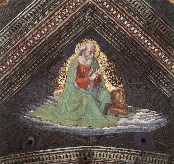 Domenico Ghirlandaio Andere Malerei - St. Markus Der Evangelist