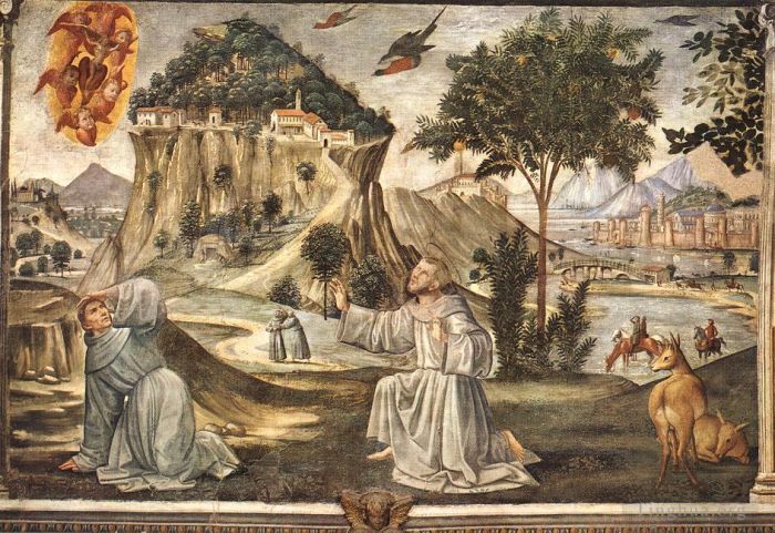 Domenico Ghirlandaio Andere Malerei - Stigmata des Heiligen Franziskus