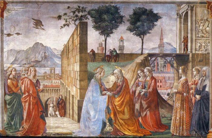 Domenico Ghirlandaio Andere Malerei - Heimsuchung