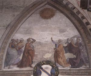 Domenico Ghirlandaio Werk - Treffen von Augustus und der Sibylle