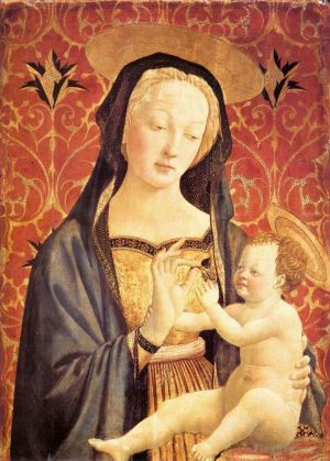 Domenico Veneziano Werk - Madonna mit Kind 1435