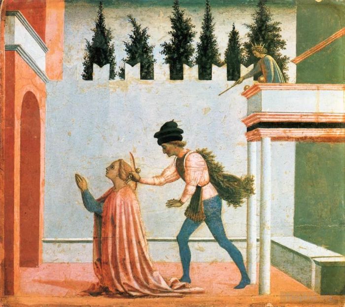 Domenico Veneziano Andere Malerei - Martyrium der Heiligen Lucia