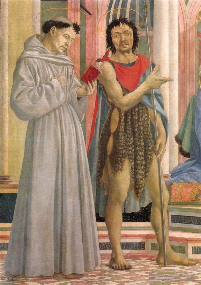 Domenico Veneziano Andere Malerei - Die Madonna mit Kind und Heiligen2