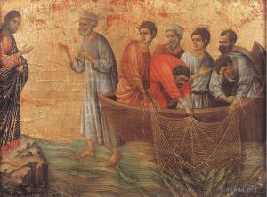 Duccio di Buoninsegna Werk - Auftritt am Tiberias-See