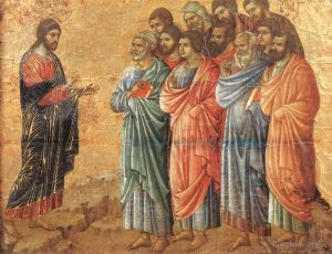 Duccio di Buoninsegna Werk - Auftritt auf dem Berg in Galiläa