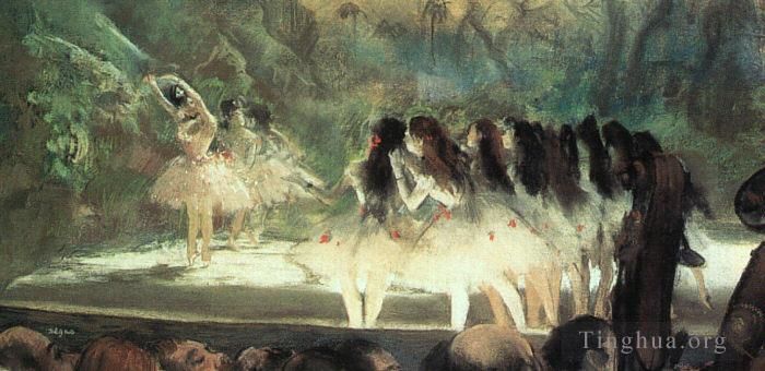 Edgar Degas Ölgemälde - Ballett an der Pariser Oper
