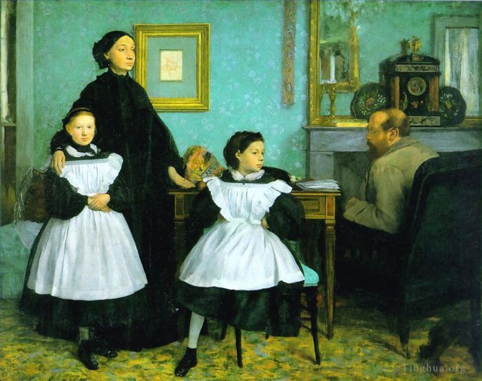 Edgar Degas Ölgemälde - Familie Belleli