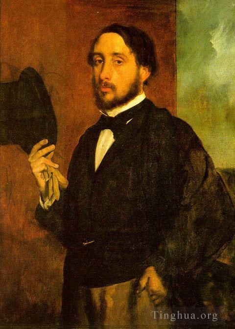 Edgar Degas Ölgemälde - Selbstporträt