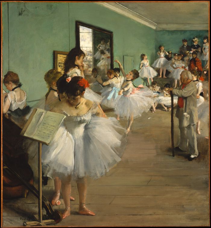 Edgar Degas Ölgemälde - Der Tanzkurs