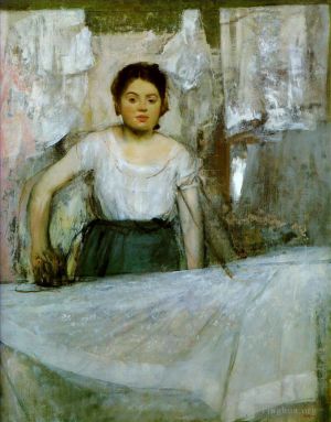 Edgar Degas Werk - Frau bügelt