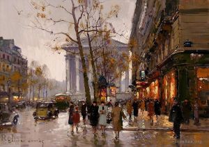 Édouard-Léon Cortès Werk - Madeleine und Rue Royale Paris