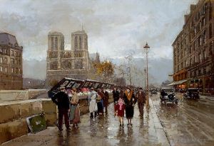Édouard-Léon Cortès Werk - Kai Saint Michel