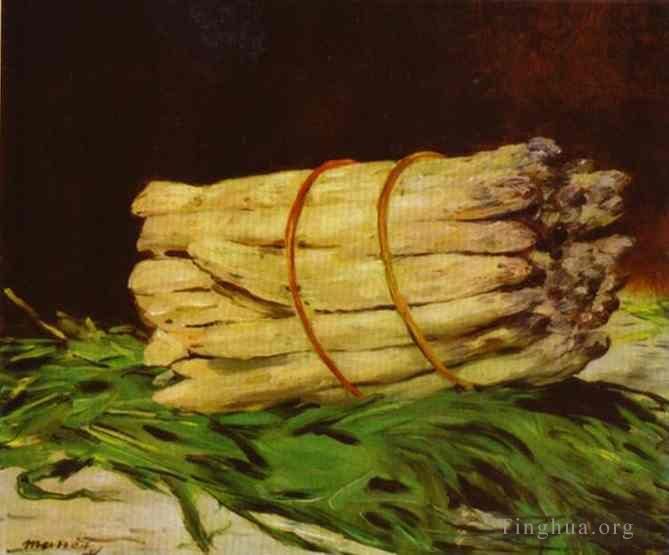 Édouard Manet Ölgemälde - Ein Bündel Spargel Stillleben Impressionismus Edouard Manet