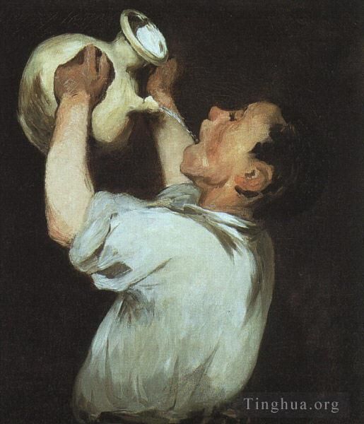 Édouard Manet Ölgemälde - Ein Junge mit einem Krug