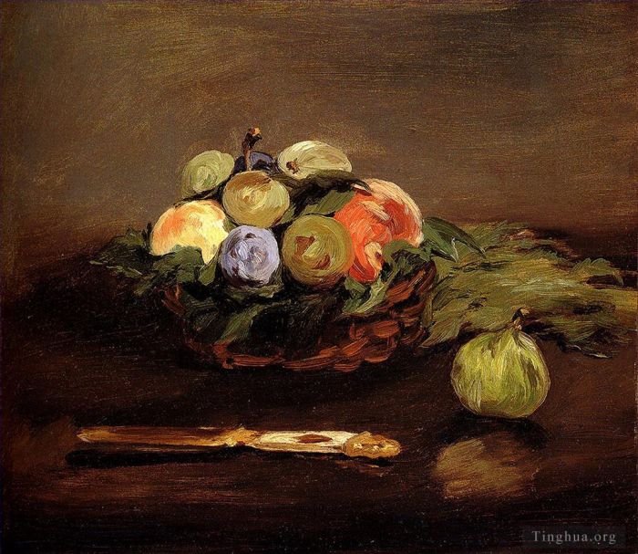 Édouard Manet Ölgemälde - Obstkorb