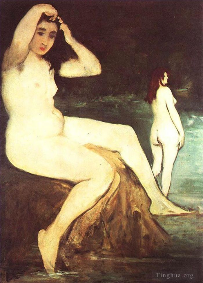 Édouard Manet Ölgemälde - Badegäste auf der Seine