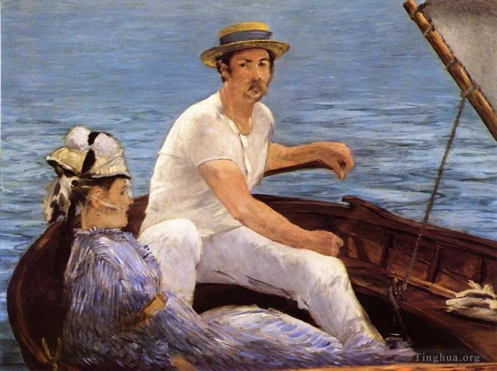 Édouard Manet Ölgemälde - Bootfahren