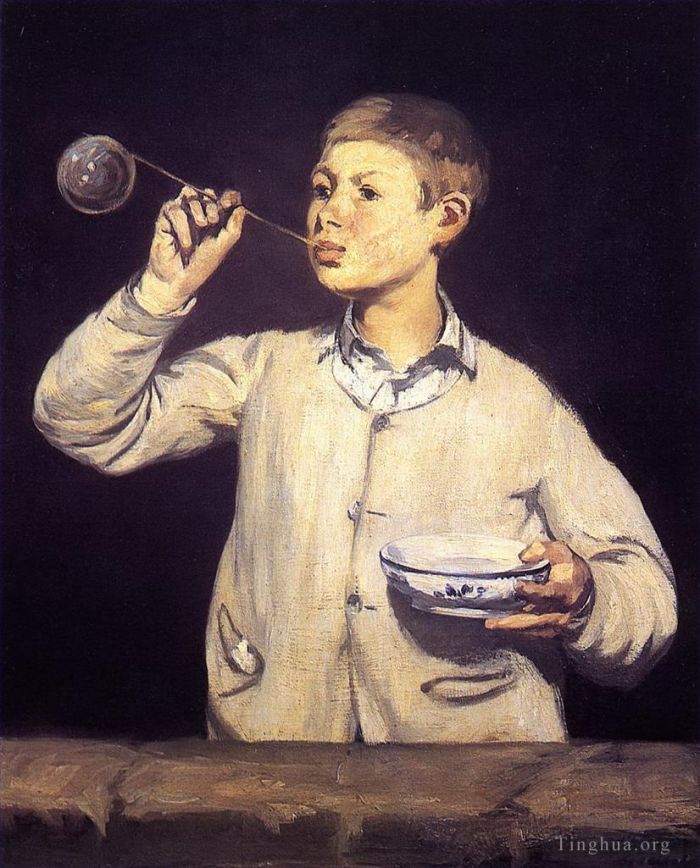 Édouard Manet Ölgemälde - Junge bläst Seifenblasen