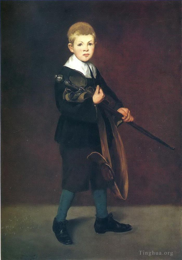 Édouard Manet Ölgemälde - Junge mit einem Schwert
