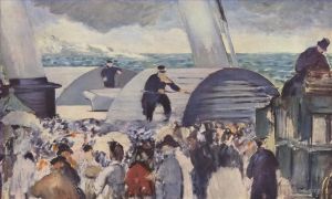 Édouard Manet Werk - Einschiffung nach Folkestone
