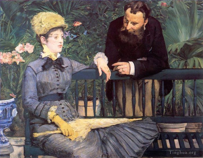 Édouard Manet Ölgemälde - Im Konservatoriumsstudium von und Frau Jules Guillemet