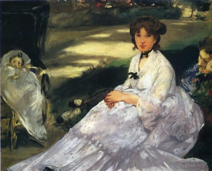 Édouard Manet Ölgemälde - Im Garten