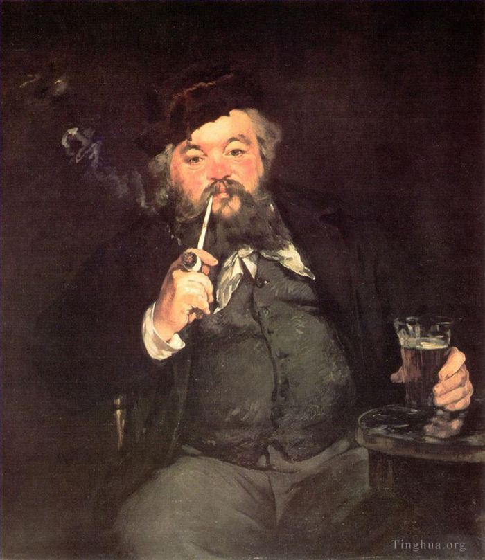 Édouard Manet Ölgemälde - Le Bon Bock Ein gutes Glas Bier