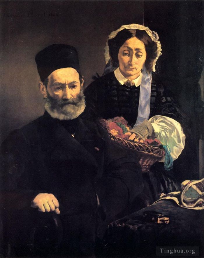 Édouard Manet Ölgemälde - M und Frau Auguste Manet