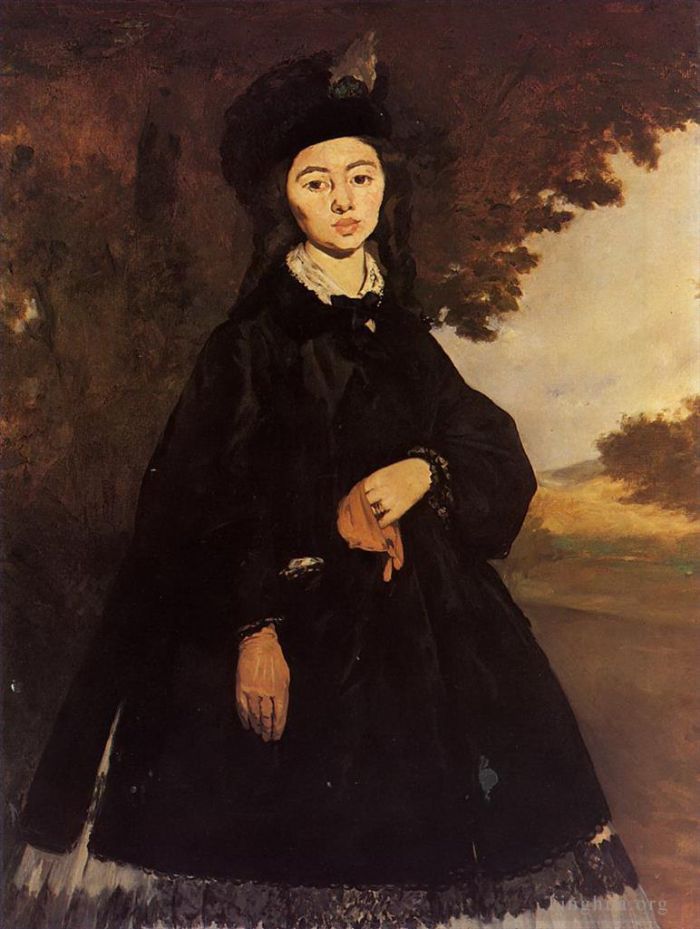 Édouard Manet Ölgemälde - Madame Brunet