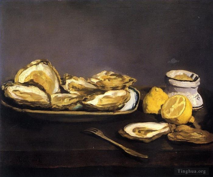 Édouard Manet Ölgemälde - Austern