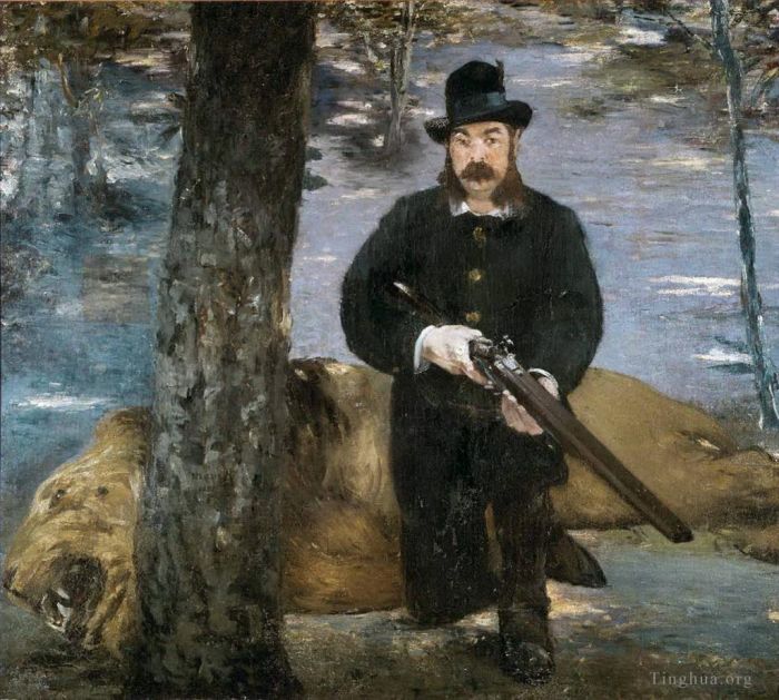 Édouard Manet Ölgemälde - Pertuiset-Löwenjäger