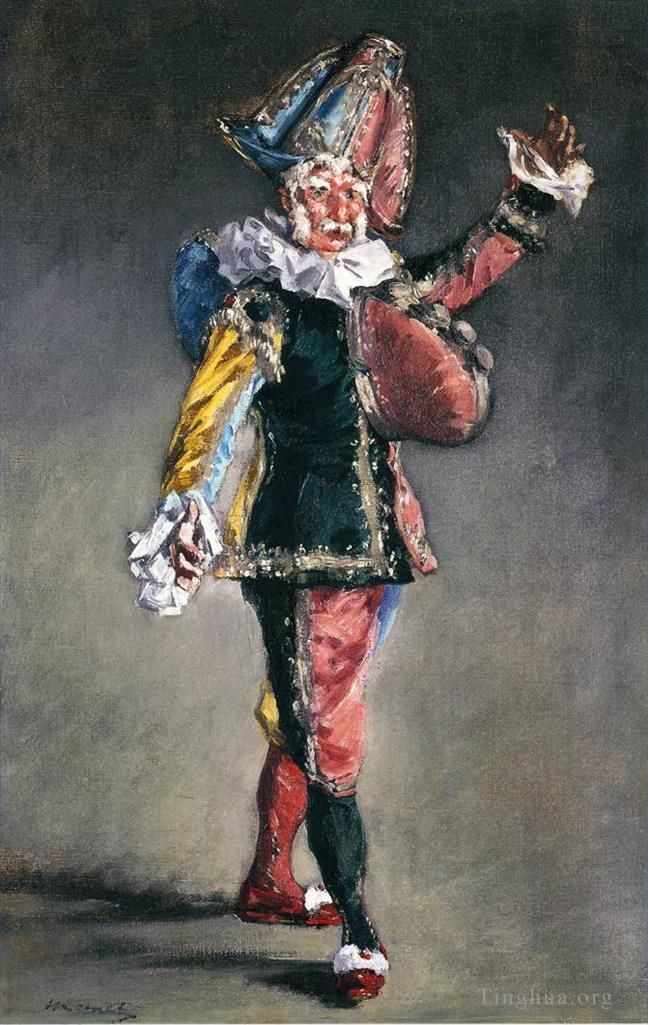 Édouard Manet Ölgemälde - Polichinelle