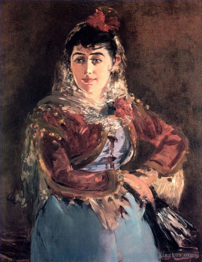 Édouard Manet Ölgemälde - Porträt von Emilie Ambre in der Rolle der Carmen