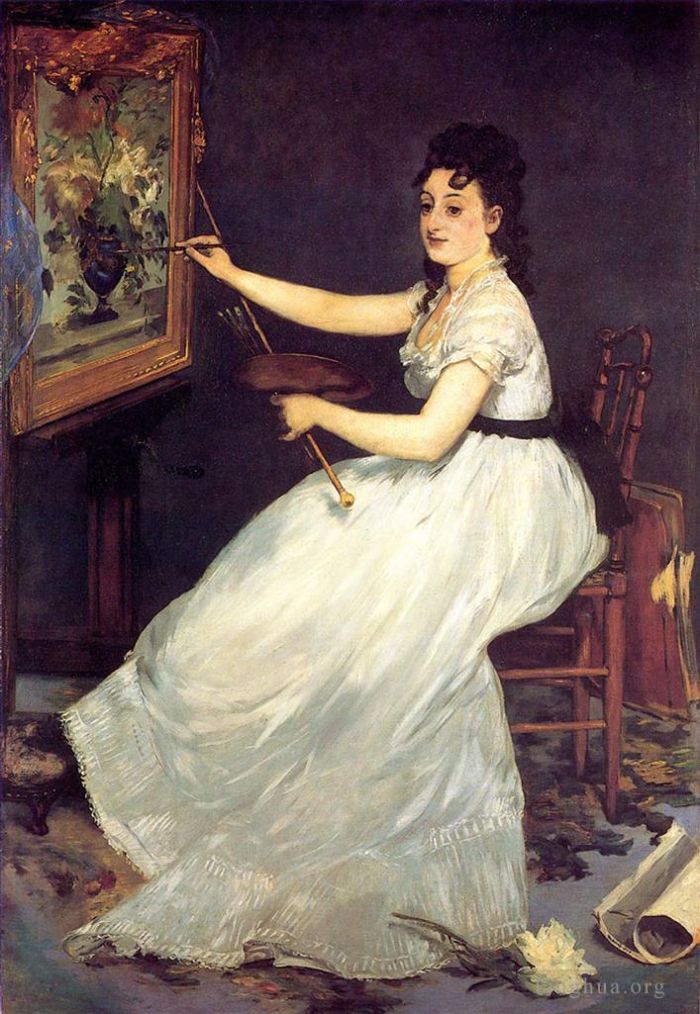 Édouard Manet Ölgemälde - Porträt von Eva Gonzales