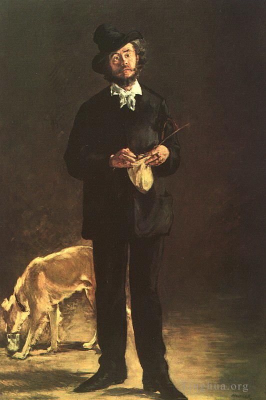 Édouard Manet Ölgemälde - Porträt von Gilbert Marcellin Desboutin