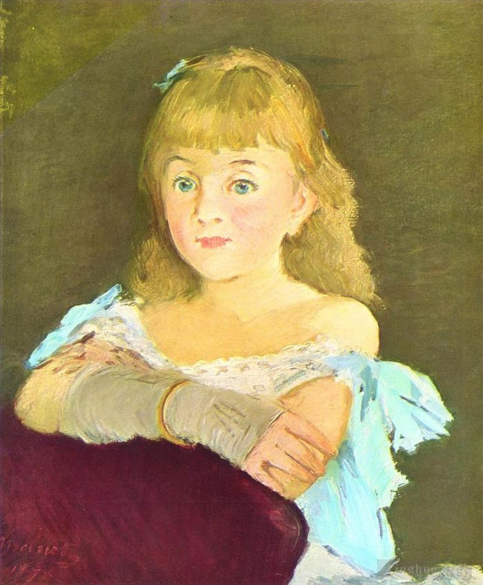 Édouard Manet Ölgemälde - Porträt von Lina Campineanu
