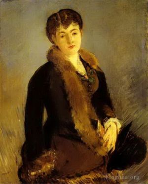 Édouard Manet Werk - Porträt von Mademoiselle Isabelle Lemonnier